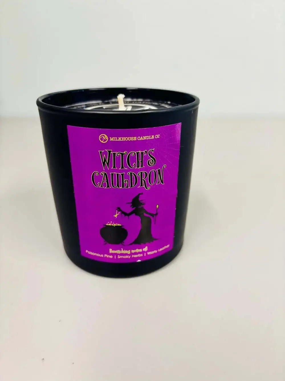 Milkhouse NWT Halloween All Natural Wax Witch's Cauldron Candle